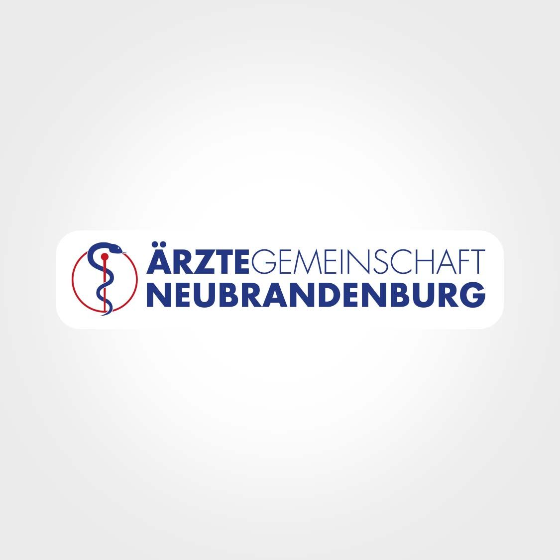 Ansicht des Logos der Ärztegemeinschaft Neubrandenburg.