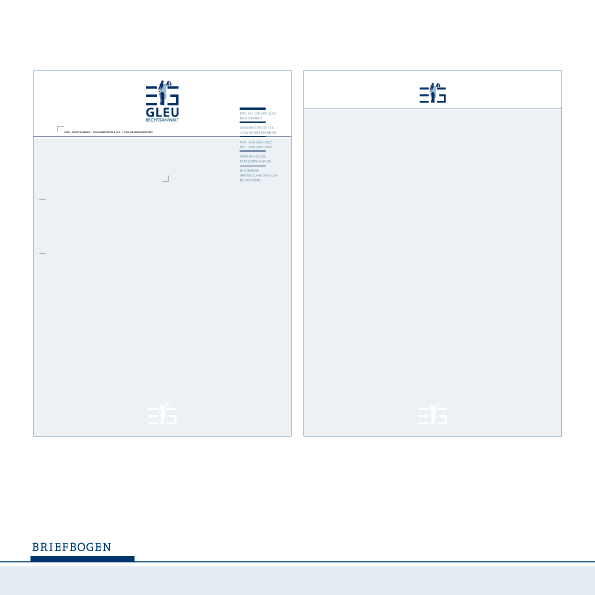 Ansicht des Briefbogens des Rechtsanwalts Eric Gleu Neubrandenburg