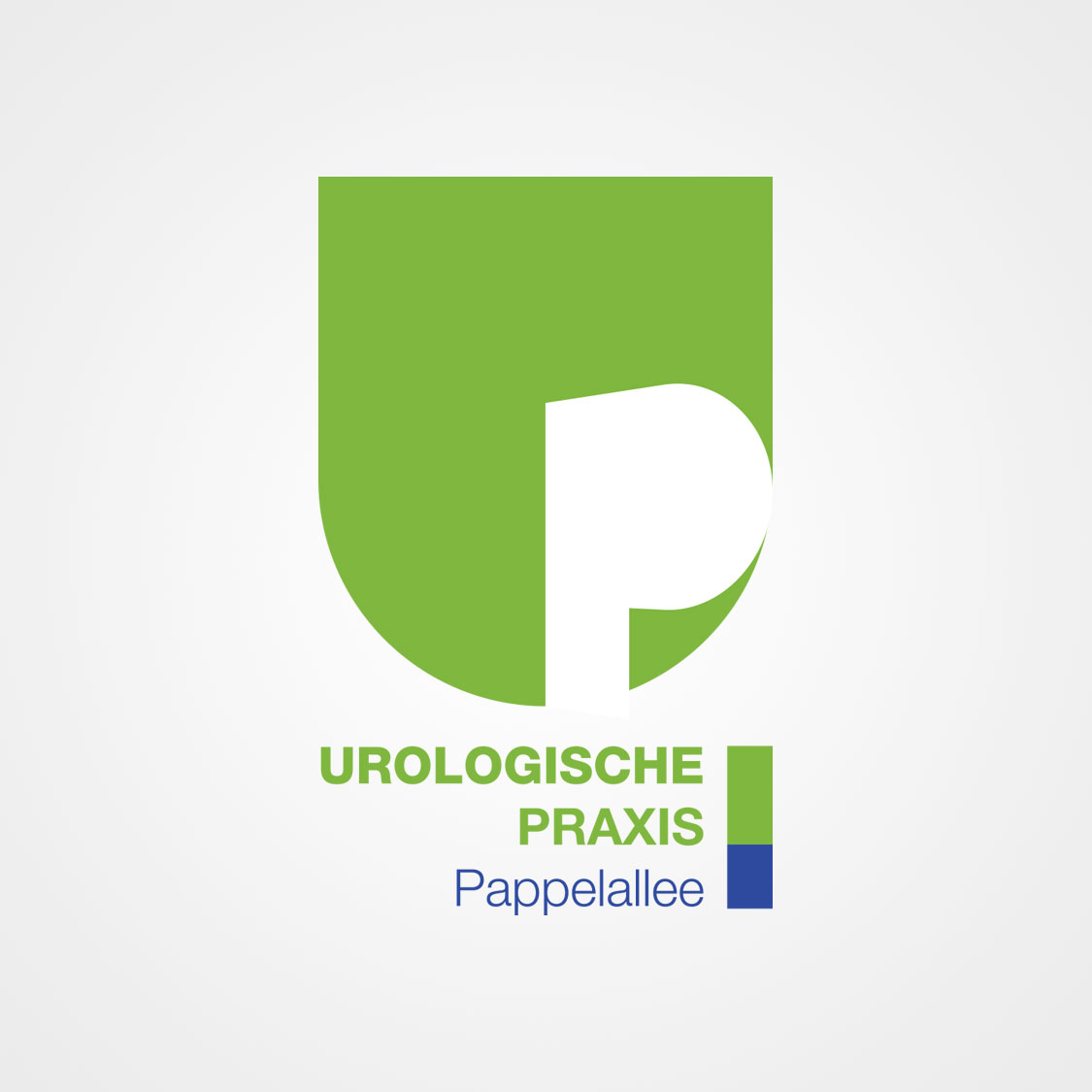 Ansicht des Praxislogos für die Urologische Praxis Pappelallee ind Greifswald.